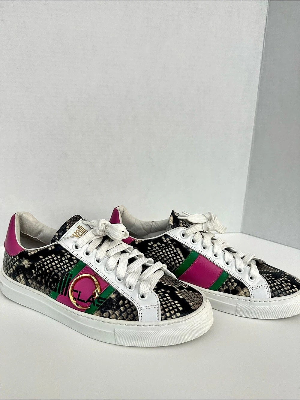 Cavalli Class low-top sneakers Animal Print Sneakers EU 38